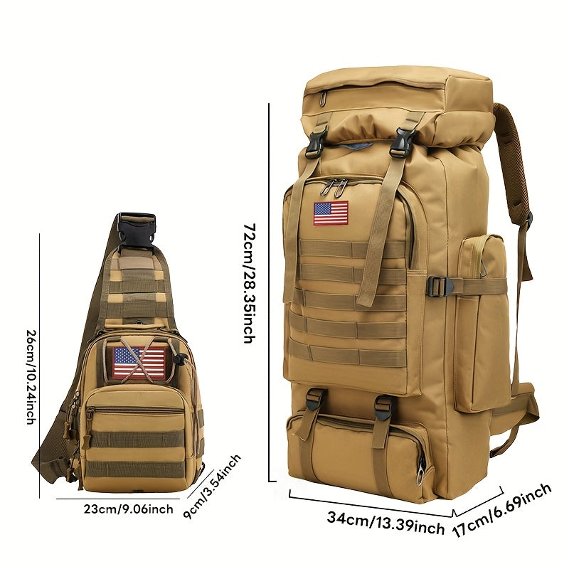 MOLLE 3-Day Assault Pack - Tactical Military Backpack 80L