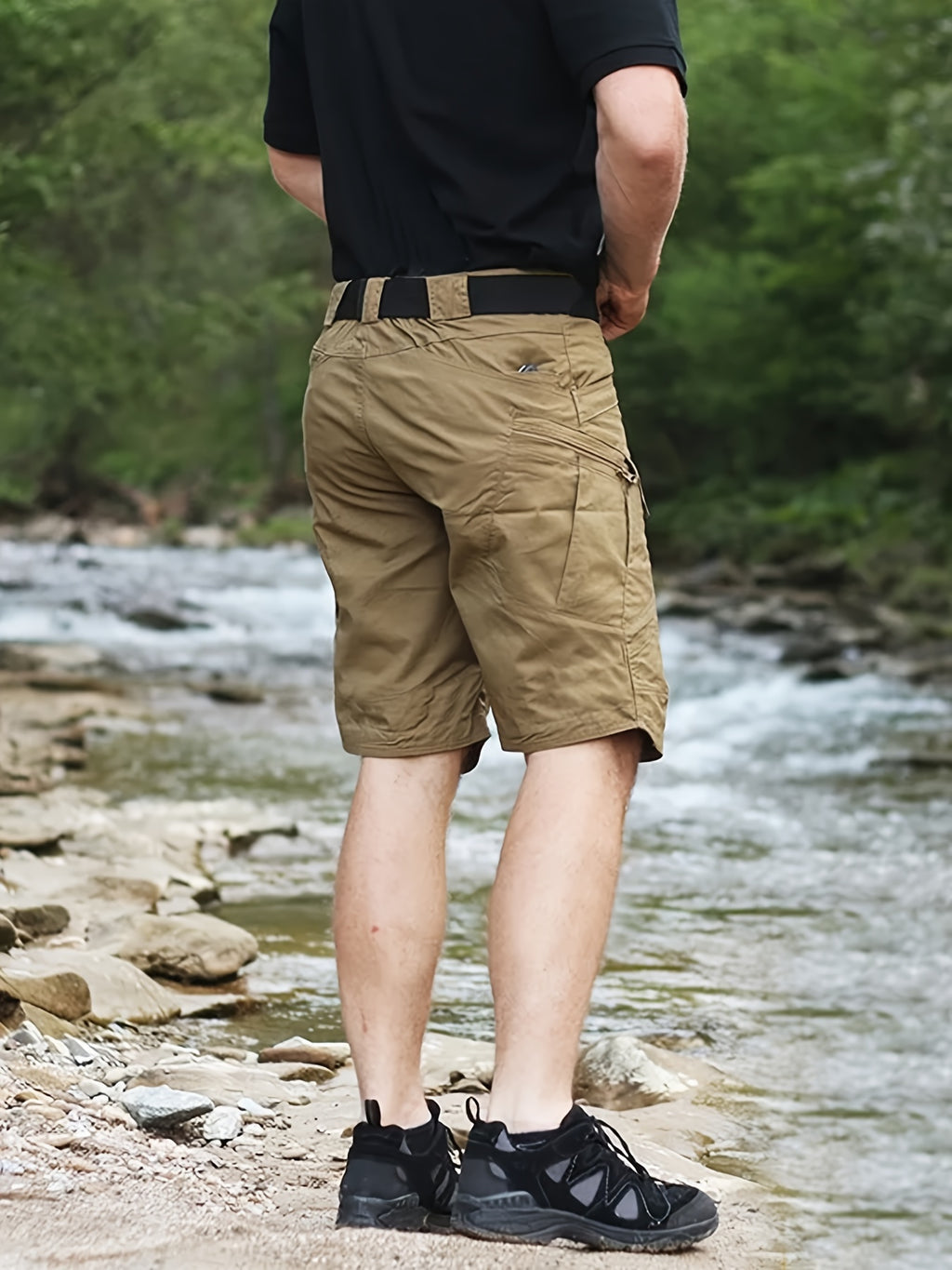 Men's Casual Tactical Shorts, Multi Pocket Shorts For Outdoor Activities