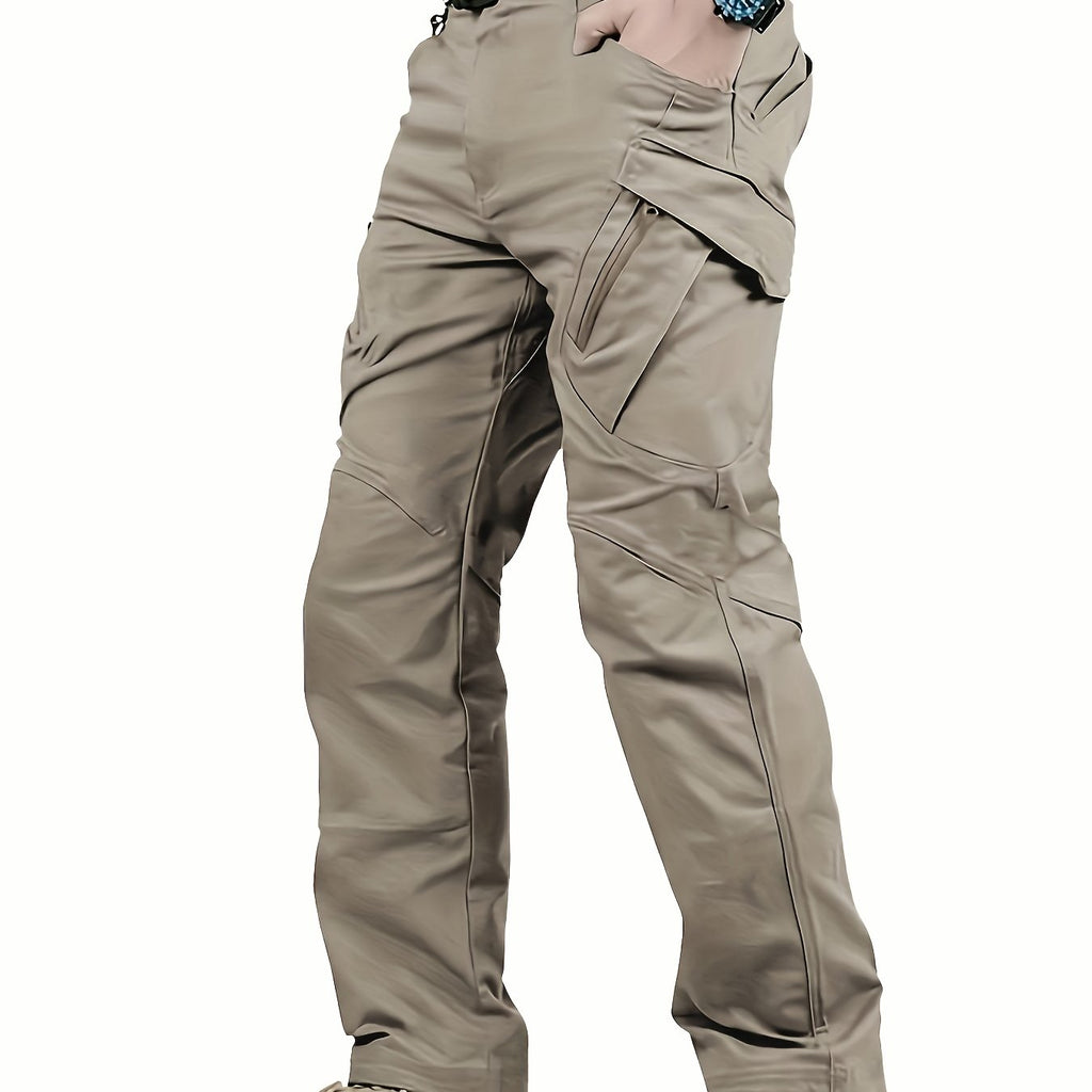 Men's Outdoor Multi Functional Tactical Pants, Multi Pocket Outdoor Hiking Sweatpants, Cargo Pants
