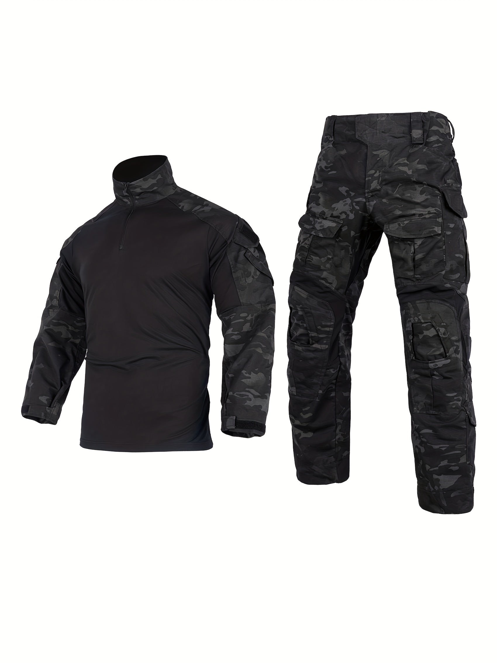 Military FROG Combat Uniform - Tactical Suit with Knee Pads