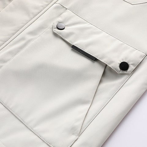 Hooded Windbreaker Jacket - Lightweight Pilot Style for Spring & Fall