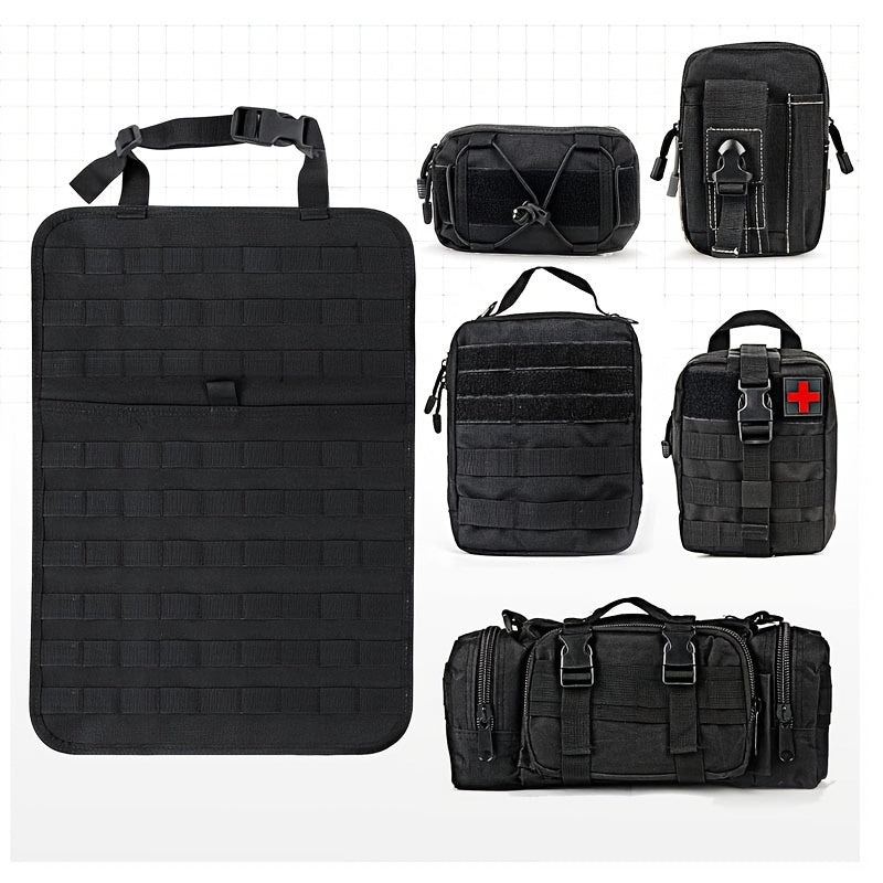 Tactical MOLLE Car Seat Organizer - Military Vehicle Panel System