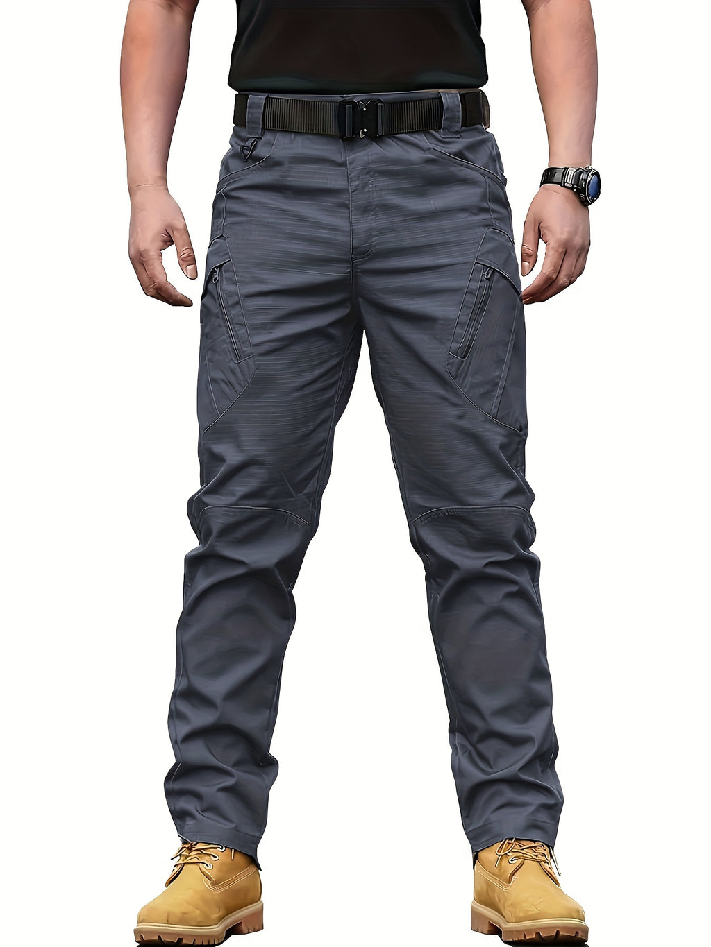 Men's Outdoor Multi Functional Tactical Pants, Multi Pocket Outdoor Hiking Sweatpants, Cargo Pants