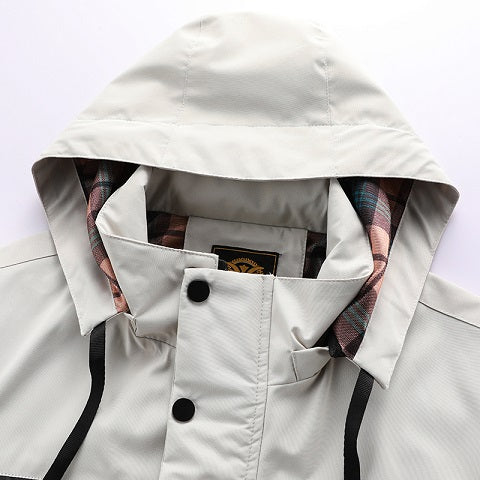 Hooded Windbreaker Jacket - Lightweight Pilot Style for Spring & Fall