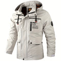 Hooded Windbreaker Jacket - Lightweight Pilot Style for Spring & Fall