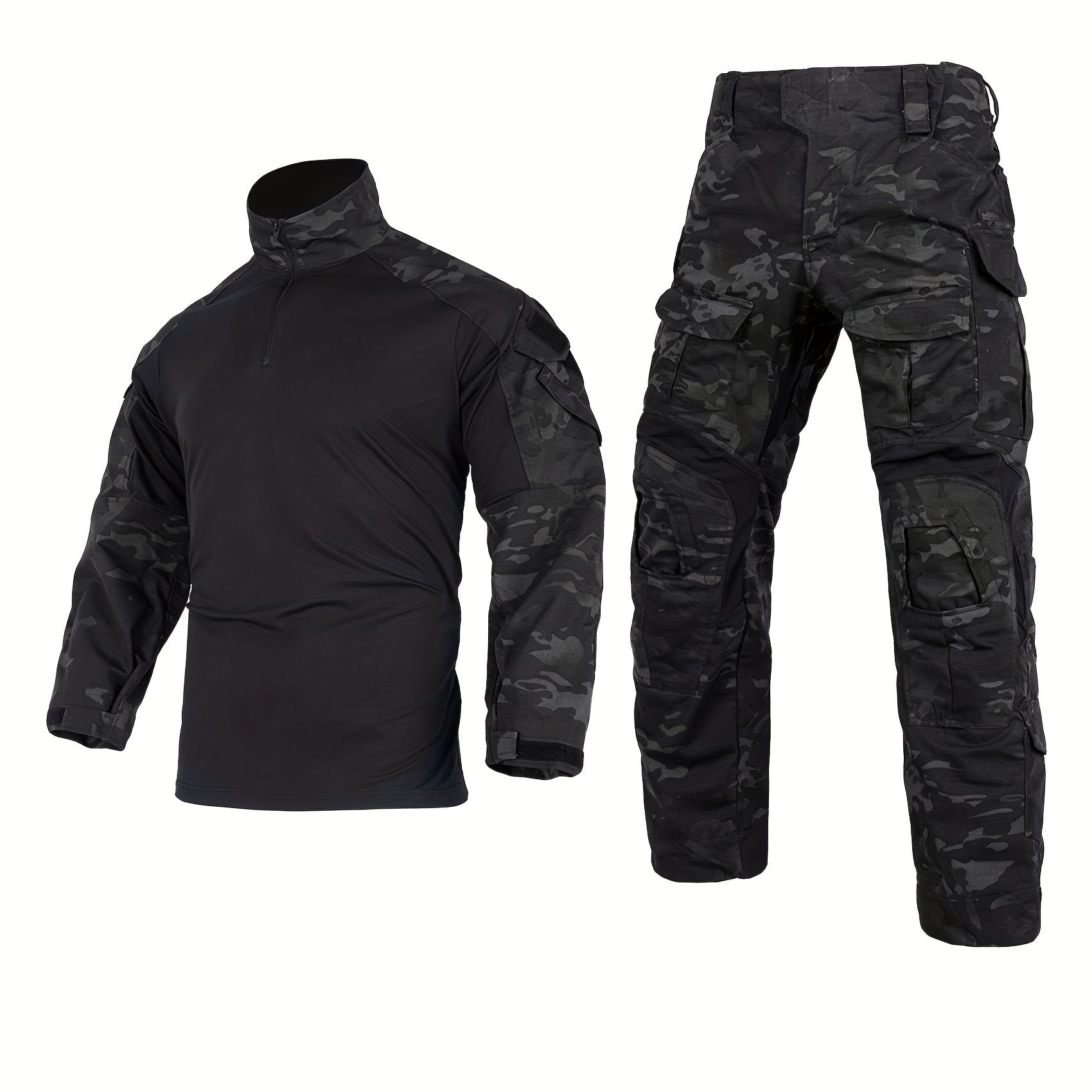 Military FROG Combat Uniform - Tactical Suit with Knee Pads