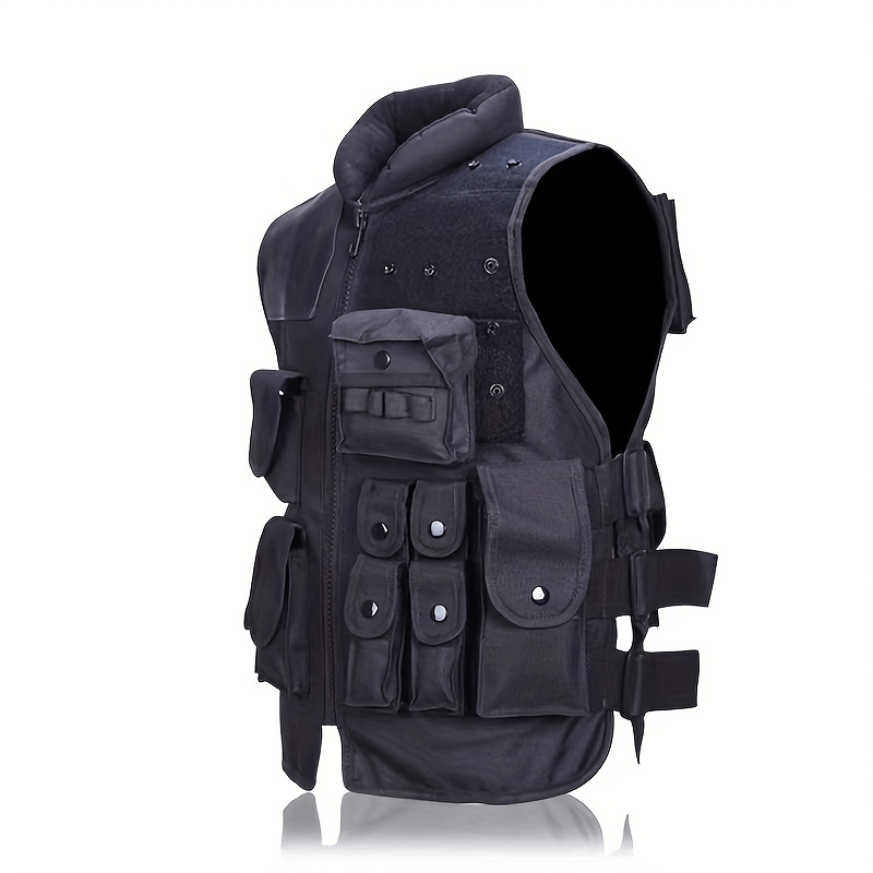 Oxford Cloth Tactical Vest - Multifunctional Waterproof Breathable Wear-Resistant Removable Training Vest for Outdoor Sports - Perfect for 45-65KG Weight Range