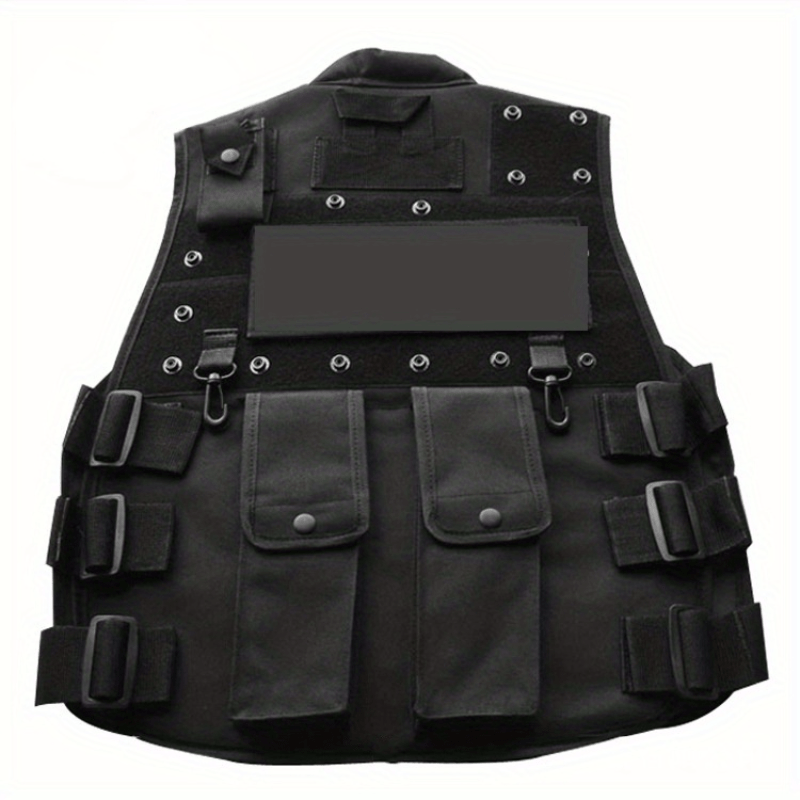Oxford Cloth Tactical Vest - Multifunctional Waterproof Breathable Wear-Resistant Removable Training Vest for Outdoor Sports - Perfect for 45-65KG Weight Range