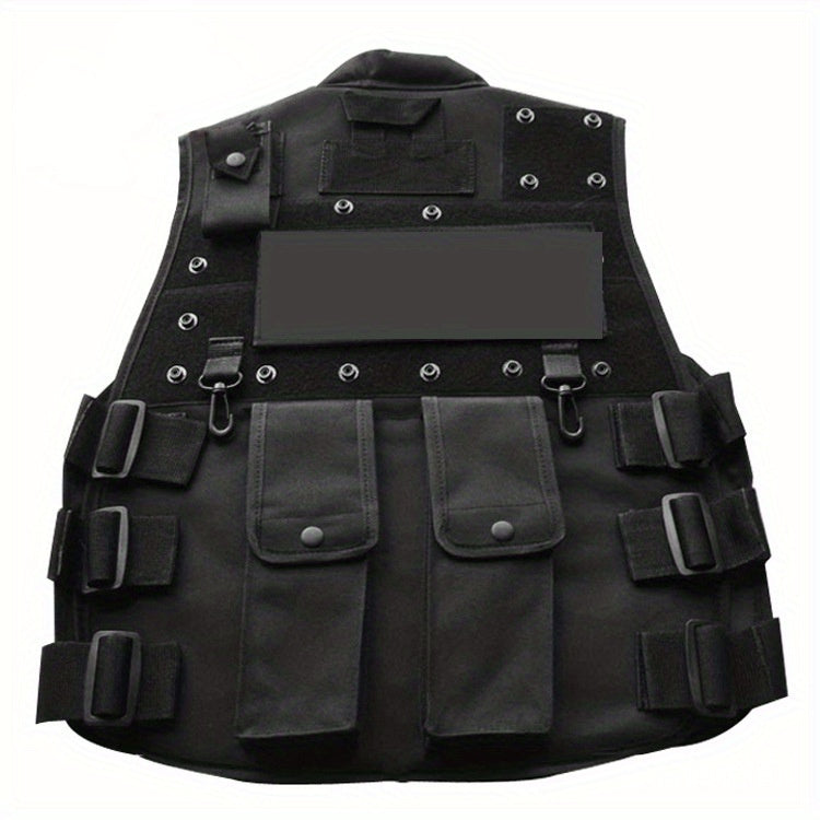 Oxford Cloth Tactical Vest - Multifunctional Waterproof Breathable Wear-Resistant Removable Training Vest for Outdoor Sports - Perfect for 45-65KG Weight Range
