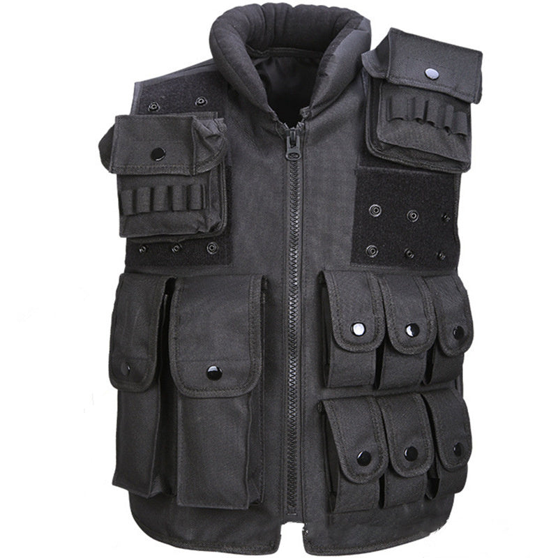 Oxford Cloth Tactical Vest - Multifunctional Waterproof Breathable Wear-Resistant Removable Training Vest for Outdoor Sports - Perfect for 45-65KG Weight Range