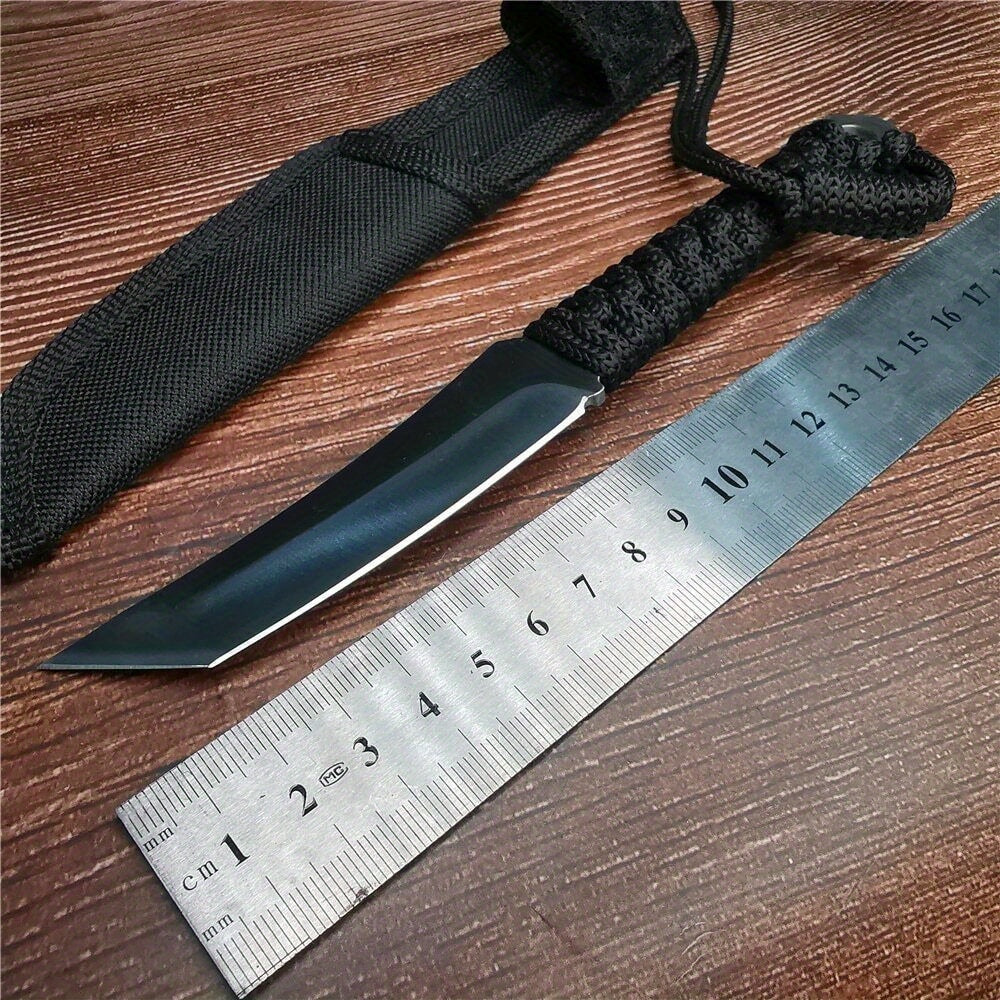 Outdoor Mountaineering Camping Tactical Hunting Stainless Steel Hunting Knife