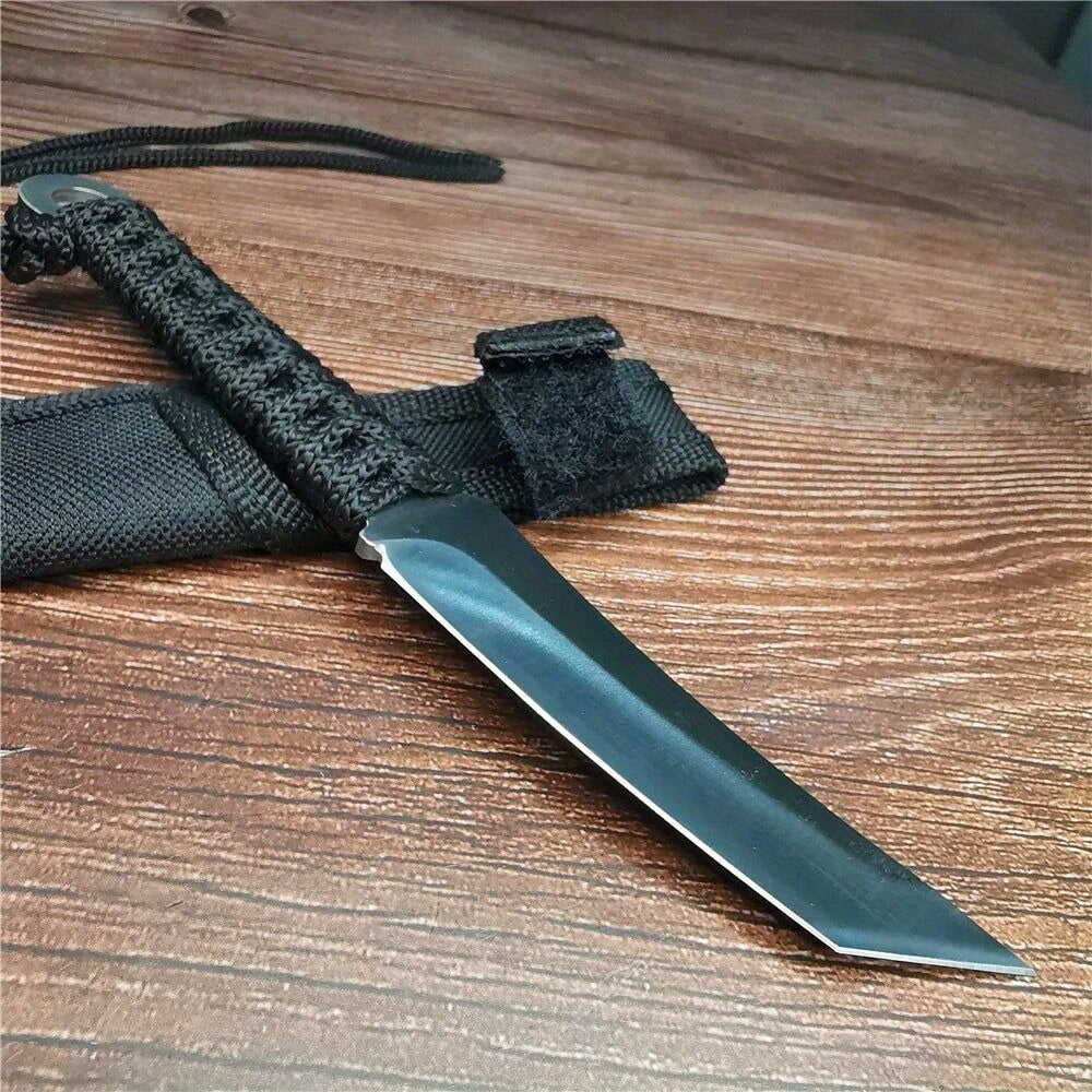 Outdoor Mountaineering Camping Tactical Hunting Stainless Steel Hunting Knife