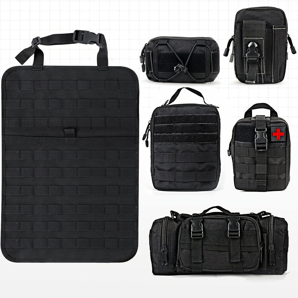 Tactical MOLLE Car Seat Organizer - Military Vehicle Panel System