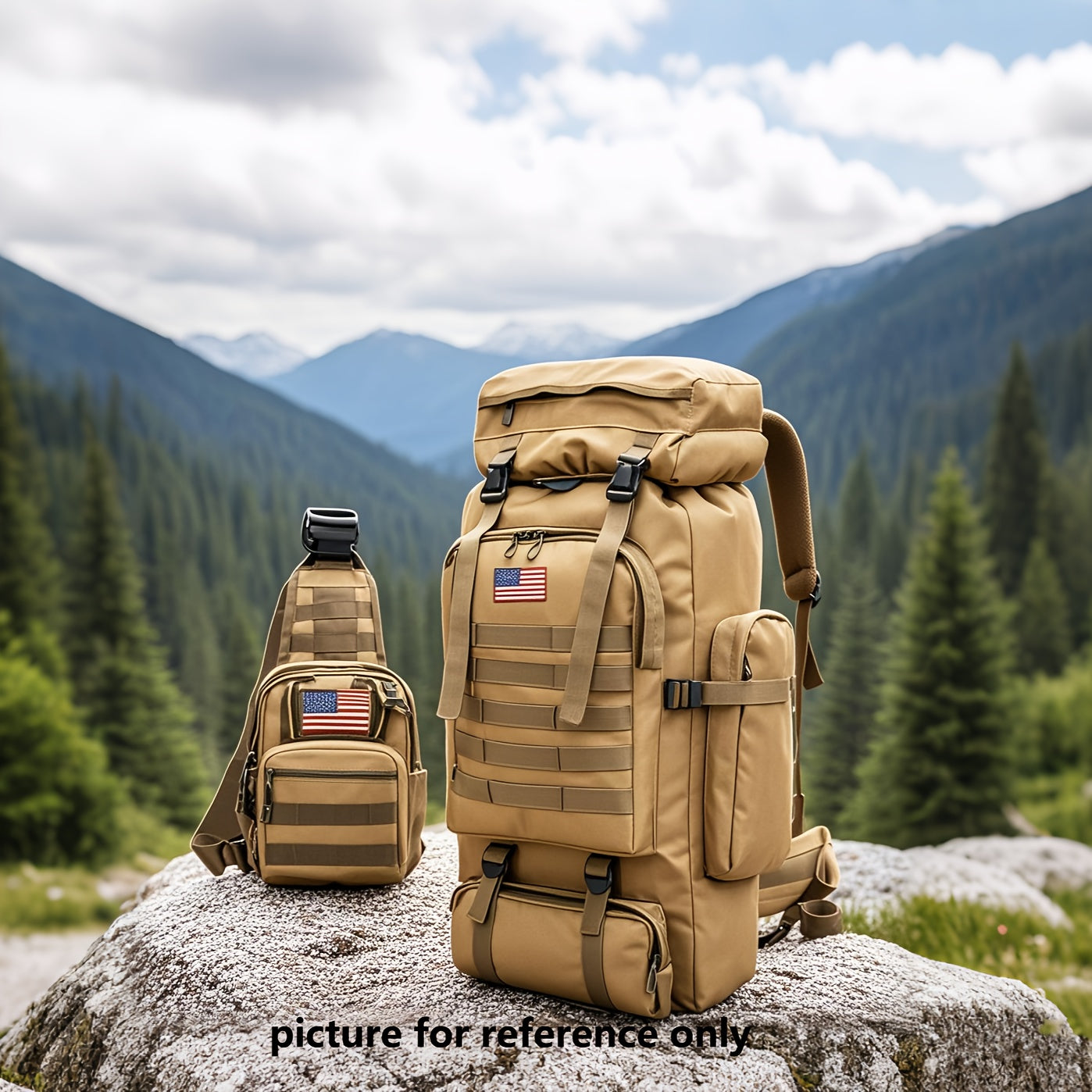 MOLLE 3-Day Assault Pack - Tactical Military Backpack 80L
