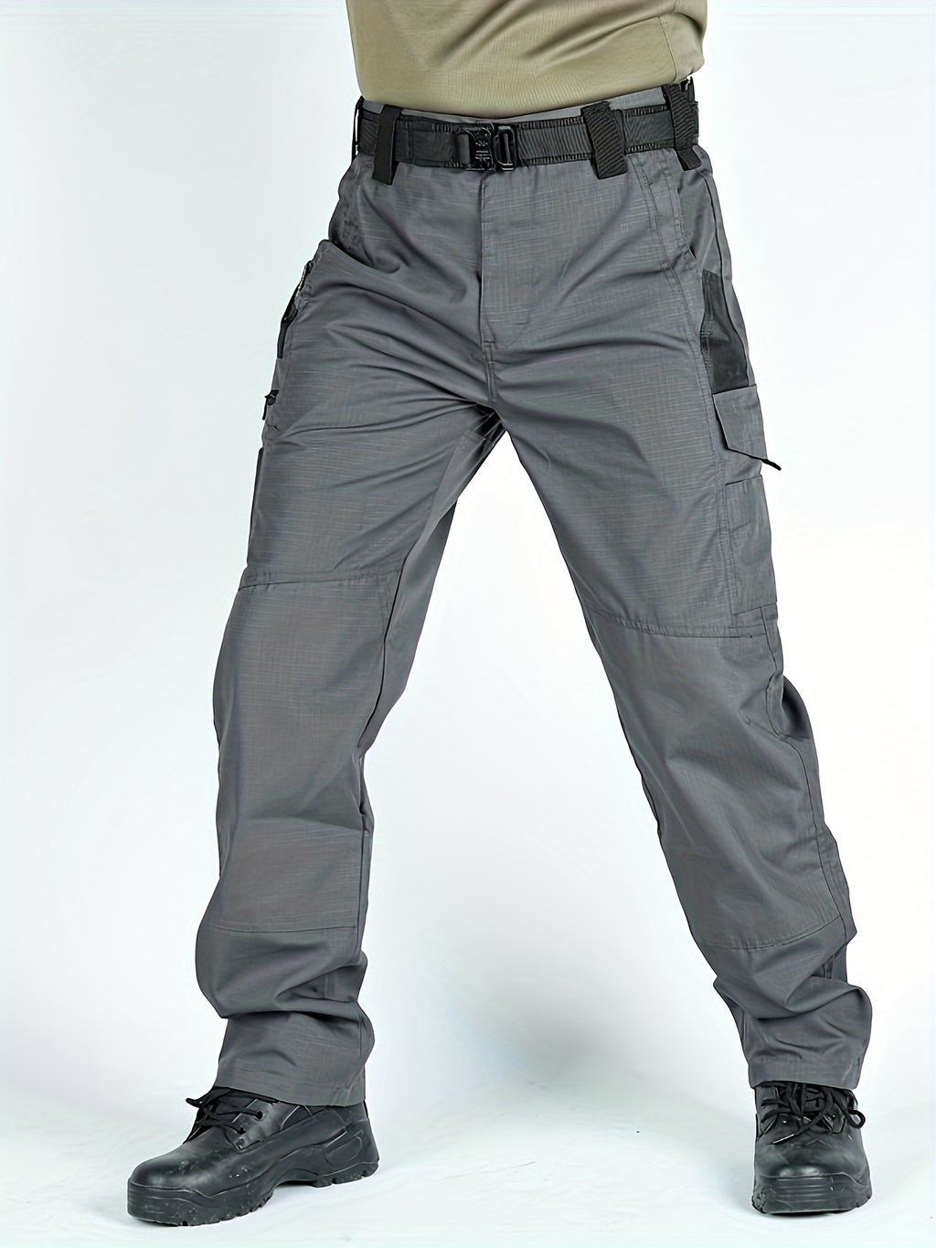 Men's Tactical Pants, Wear-resistant Quick-drying Multi-pocket Cargo Pants For Outdoor Hiking Trekking (Belt Not Included)