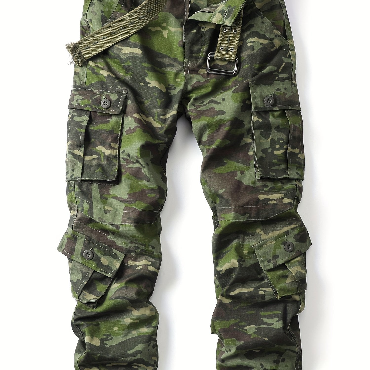 Tactical Camo Cargo Pants - Military Multi-Pocket Combat Trousers