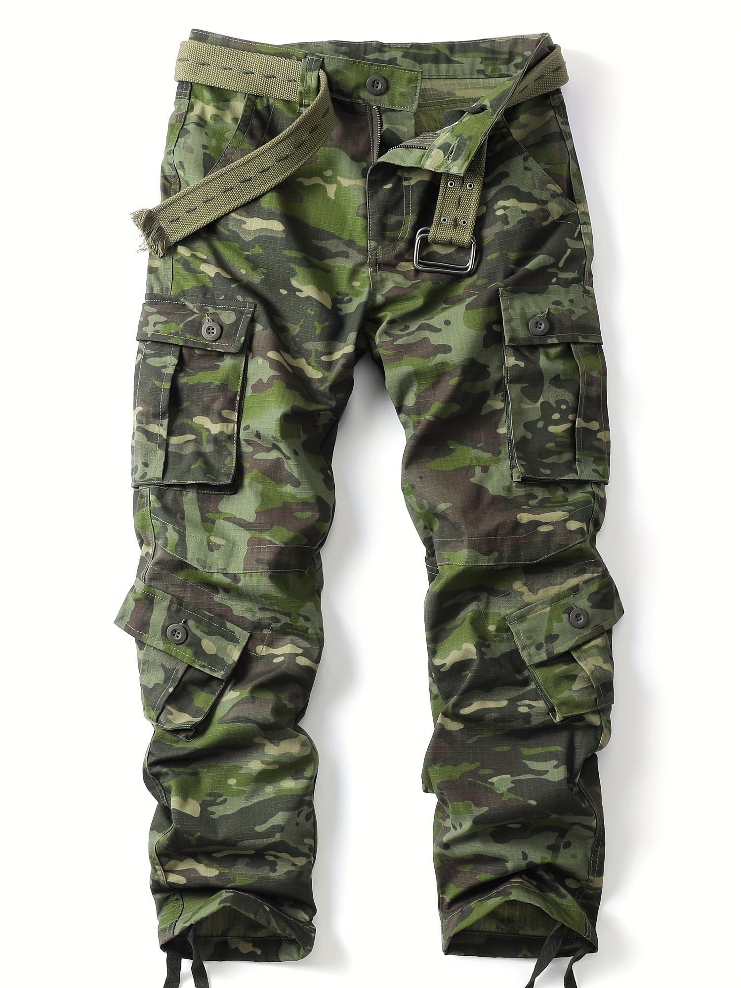 Tactical Camo Cargo Pants - Military Multi-Pocket Combat Trousers