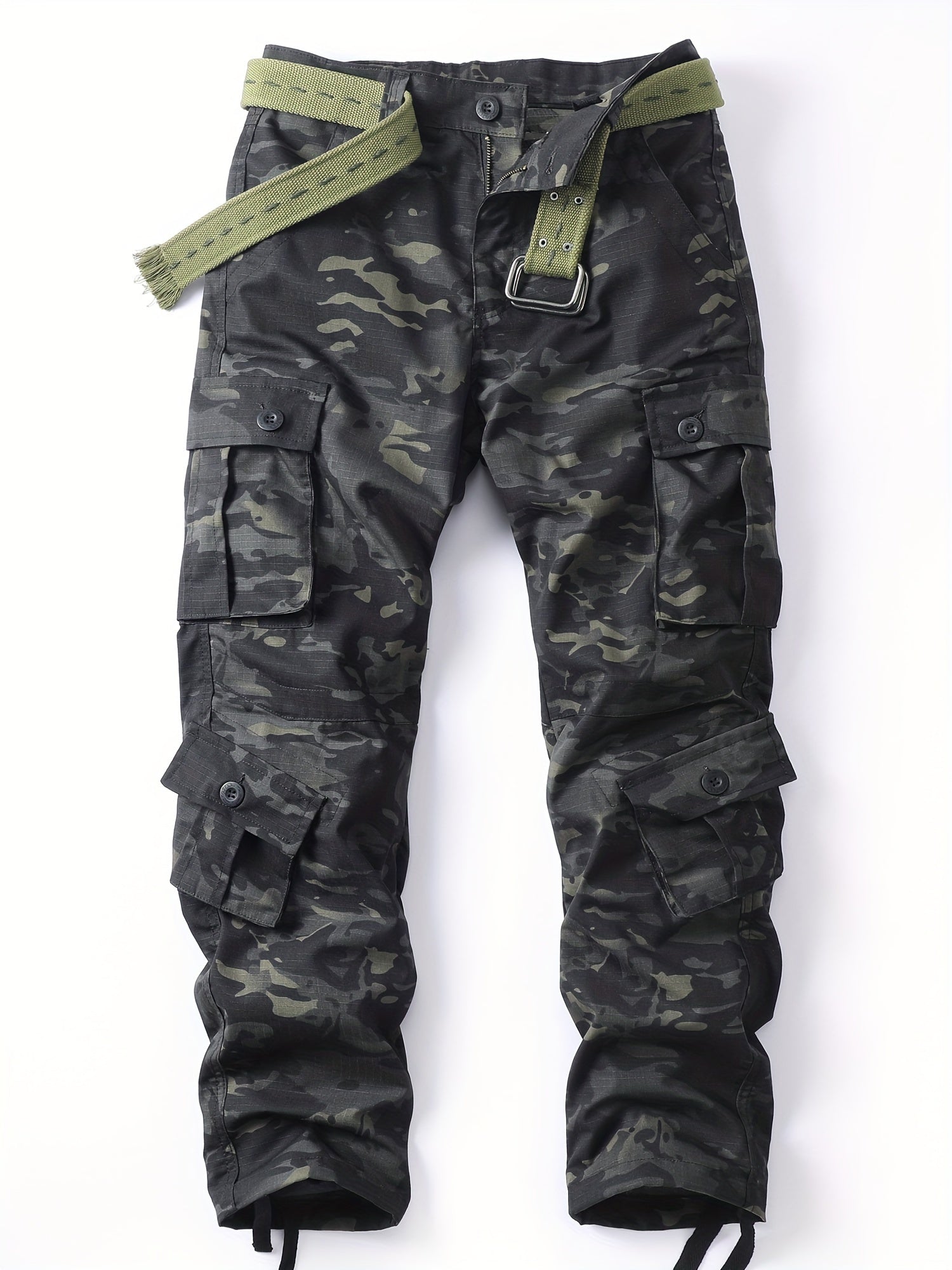 Tactical Camo Cargo Pants - Military Multi-Pocket Combat Trousers
