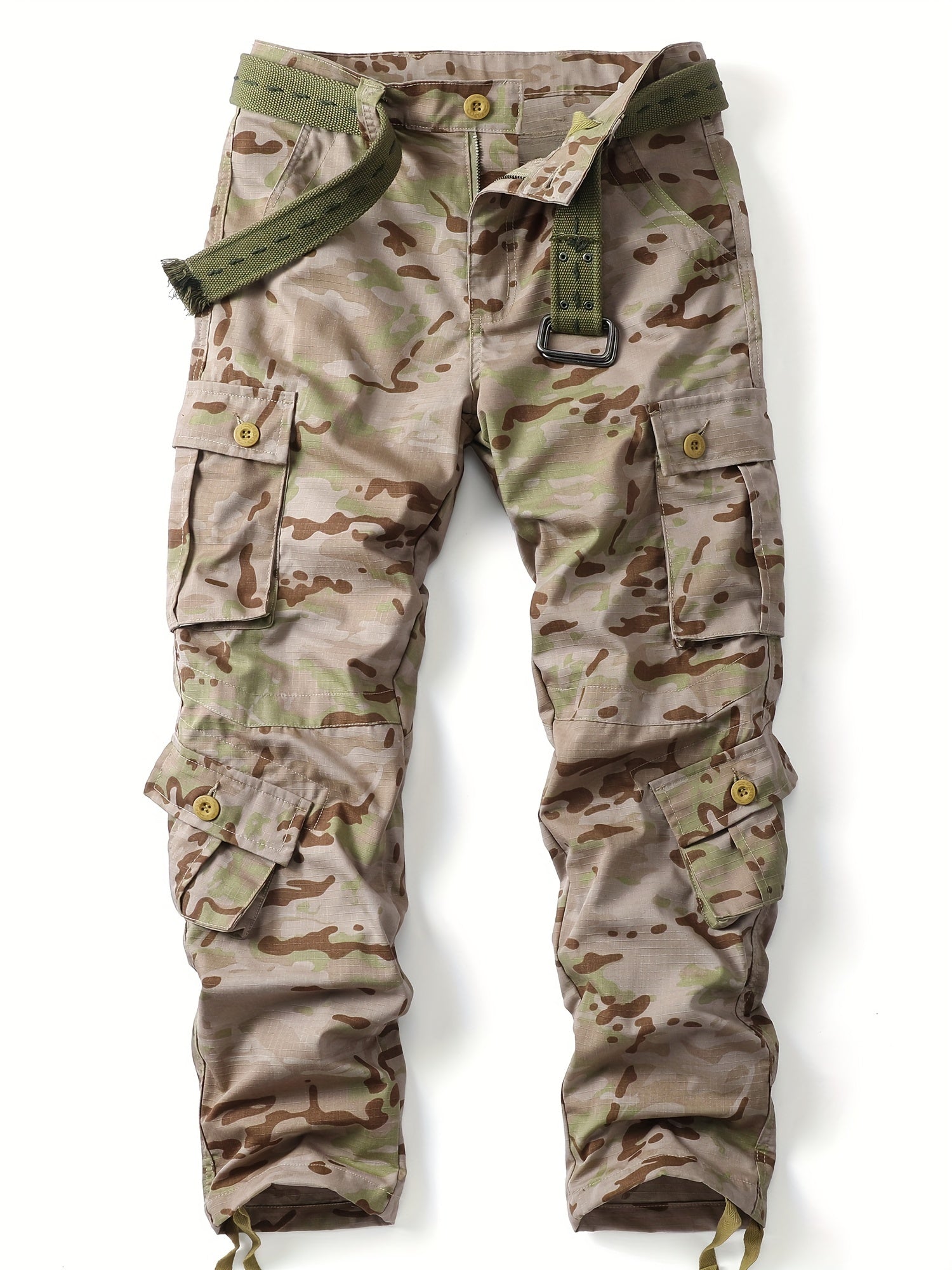 Tactical Camo Cargo Pants - Military Multi-Pocket Combat Trousers
