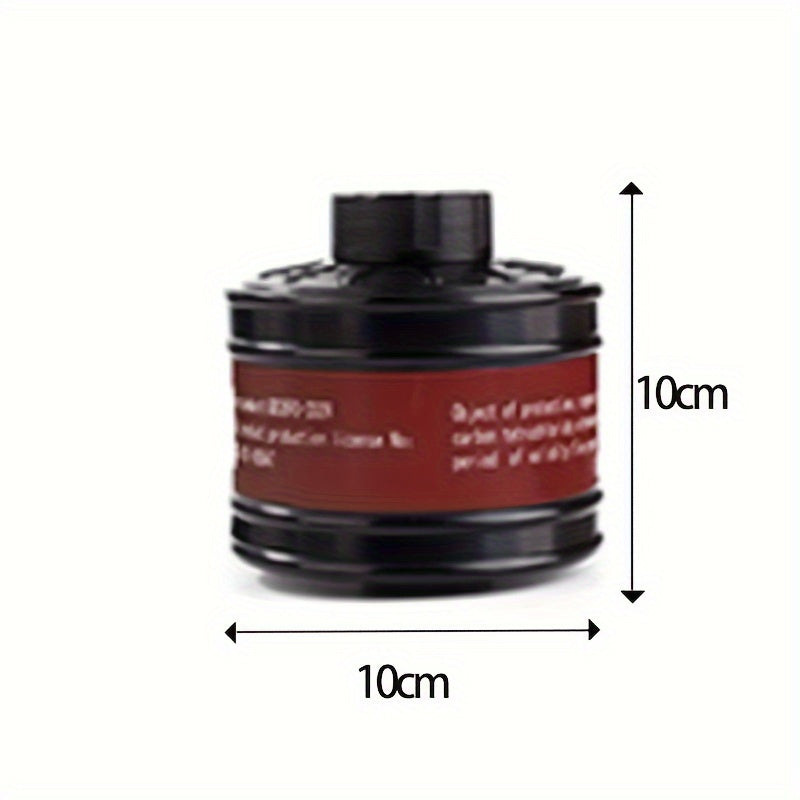 MF14/87 type Nuclear & Chemical Gas Mask, Gas Mask, Tactical Respirator, Full Face Gas Mask with 40mm Activated Carbon Filter for Dust, Vapour & Chemical Protection, Nuclear Contamination Protection