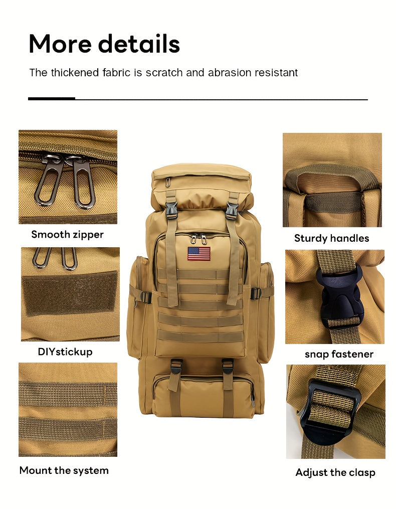 MOLLE 3-Day Assault Pack - Tactical Military Backpack 80L