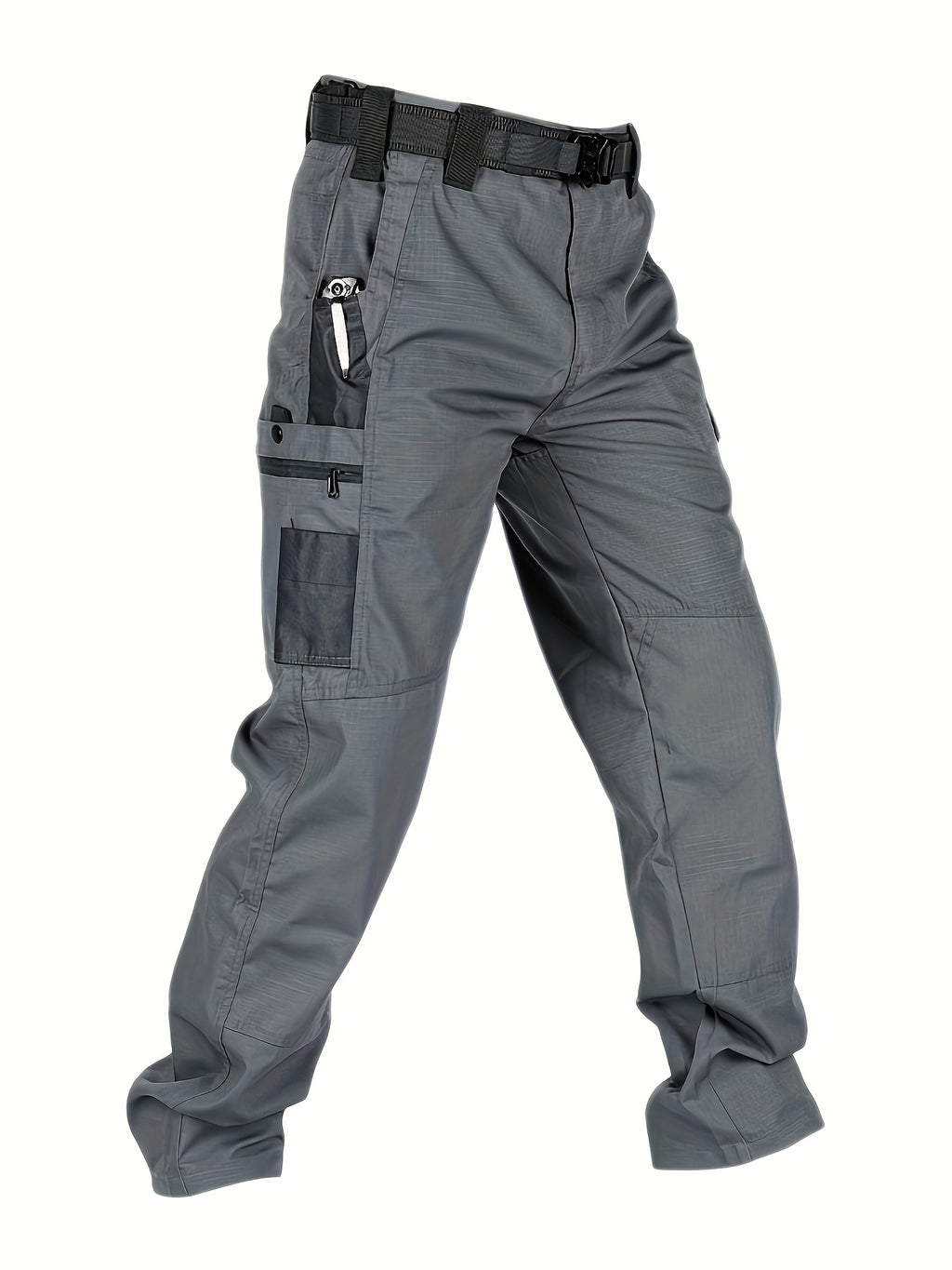 Men's Tactical Pants, Wear-resistant Quick-drying Multi-pocket Cargo Pants For Outdoor Hiking Trekking (Belt Not Included)