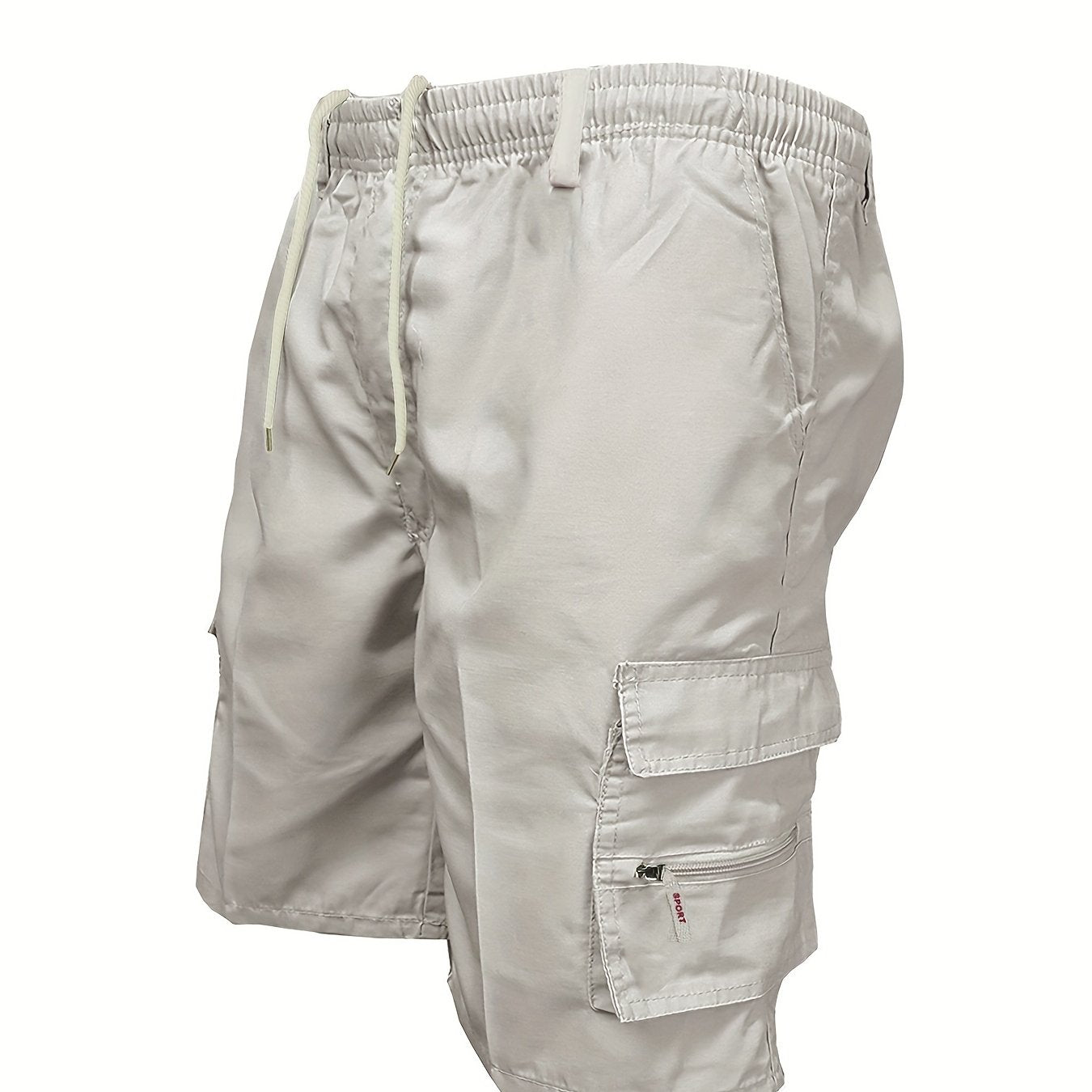 Men's Outdoor Tactical Shorts, Summer Casual Sports Drawstring Shorts With Multiple Pockets, Suitable For Hiking Camping