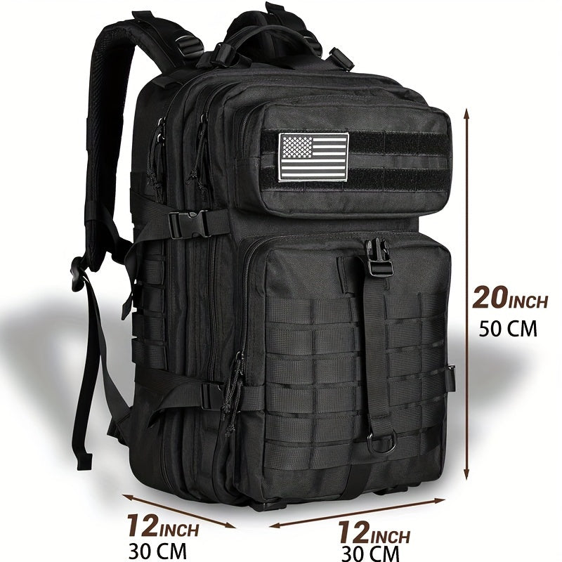 30L MOLLE Tactical Backpack - Military Daypack with Expansion System