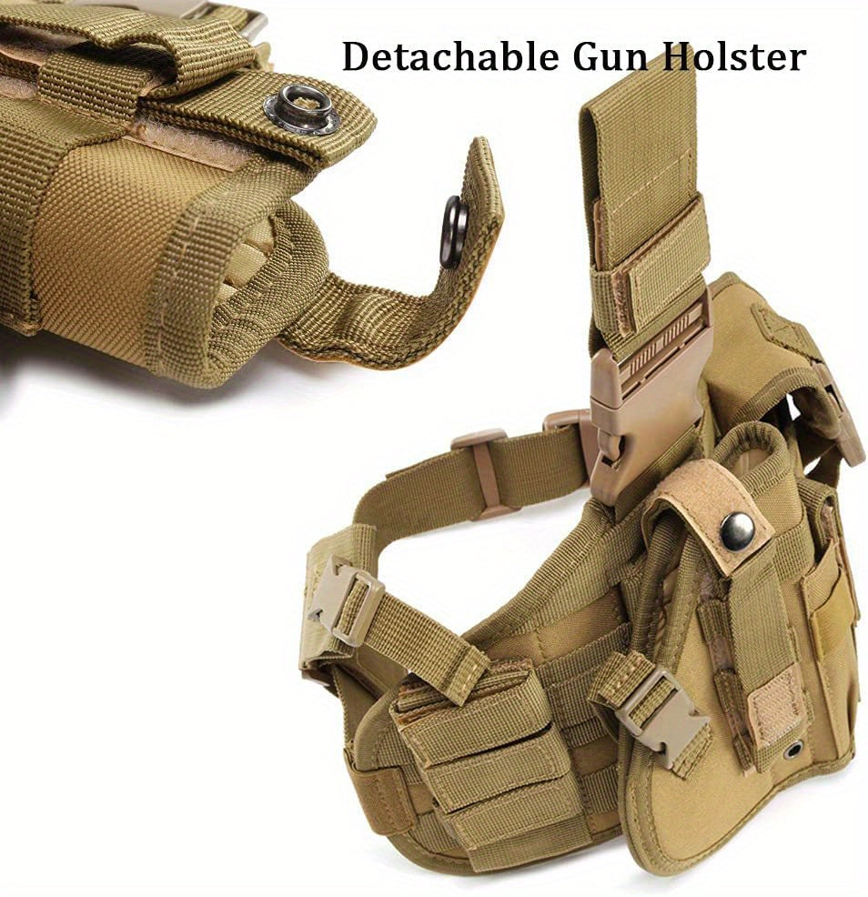 Tactical MOLLE Leg Rig - Military Drop Leg Platform