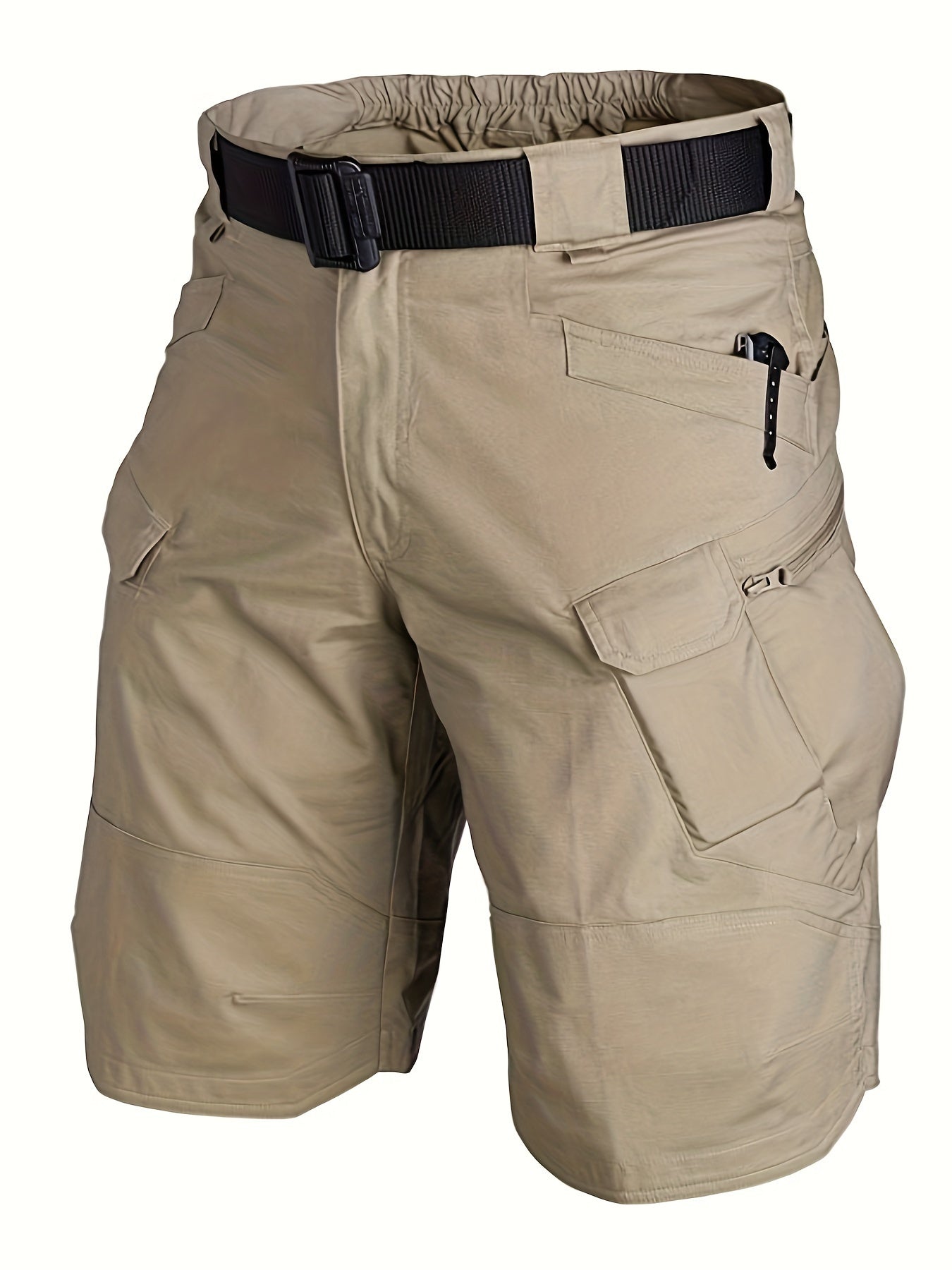 Tactical Cargo Shorts - 10-Pocket Military Outdoor Combat Shorts