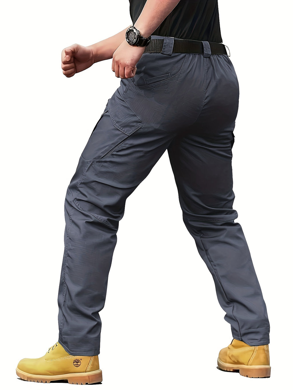 Men's Outdoor Multi Functional Tactical Pants, Multi Pocket Outdoor Hiking Sweatpants, Cargo Pants