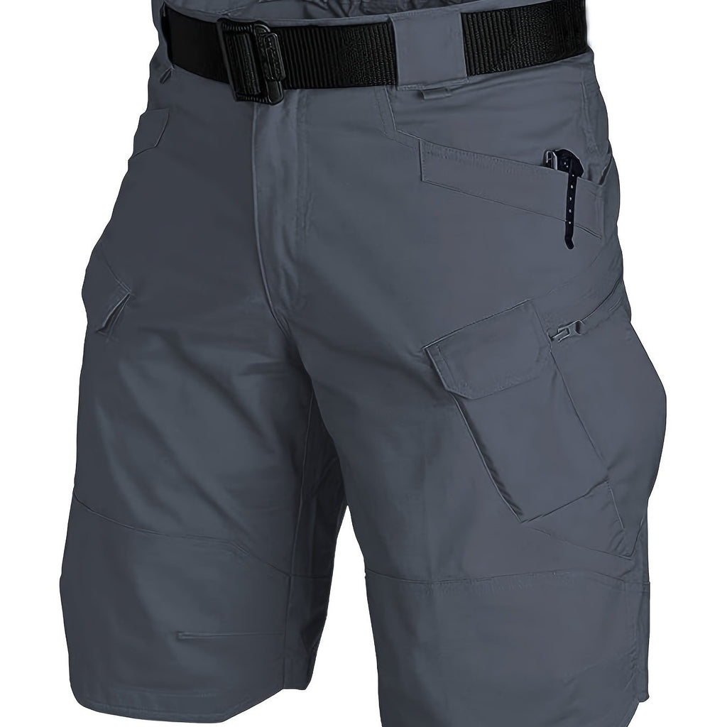 Men's Casual Tactical Shorts, Multi Pocket Shorts For Outdoor Activities