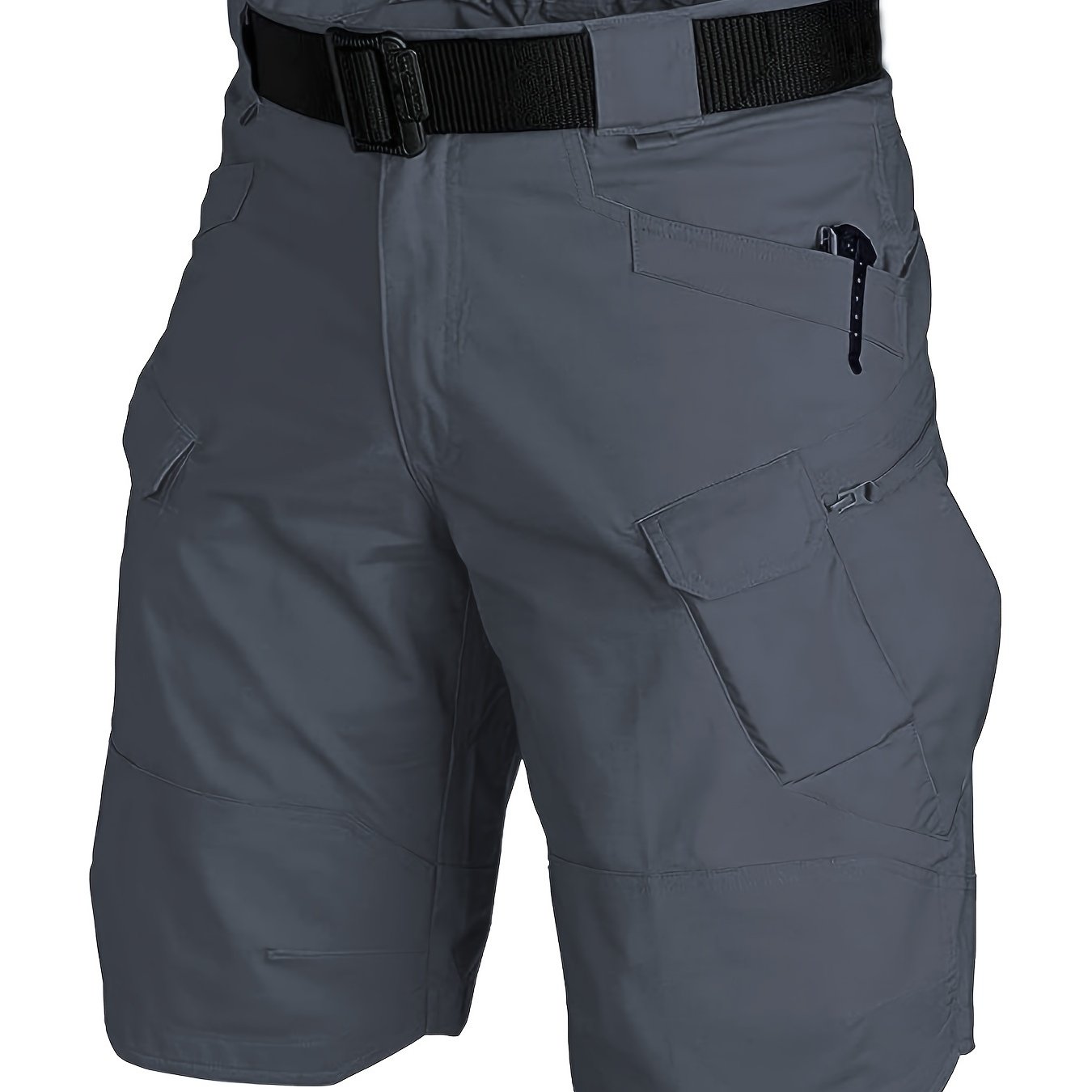 Men's Casual Tactical Shorts, Multi Pocket Shorts For Outdoor Activities