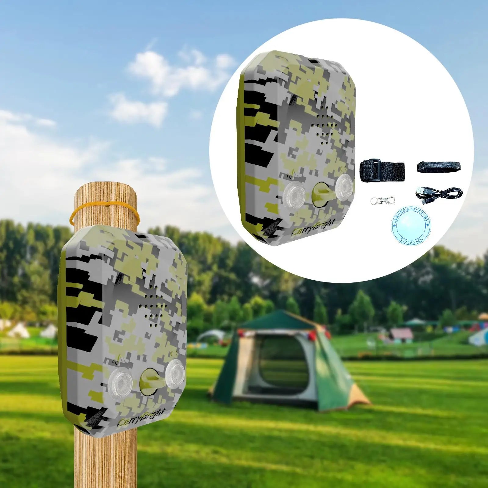 Camping Travel Alarm, Wire Trigger Alarm Device,Portable Trigger Wire Alarms Camping Trigger Wire Alarm Device | Security Alert