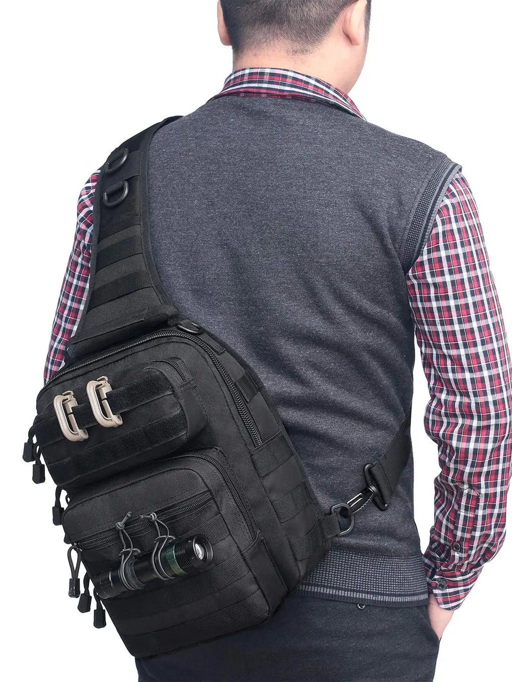 Tactical Bag Rover Shoulder Sling Pack Molle Assault Range bag Traveling, Trekking, Camping