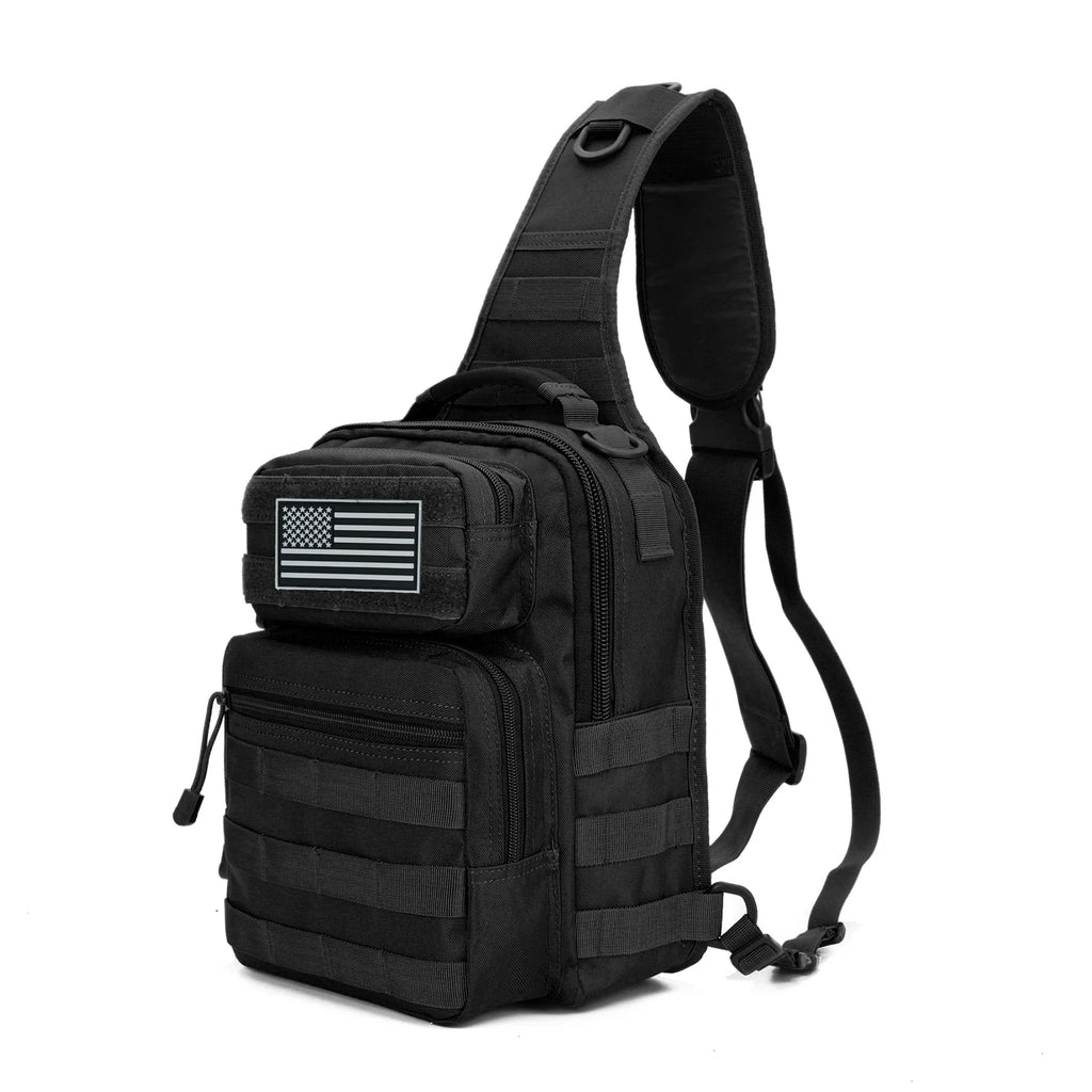 Tactical Bag Rover Shoulder Sling Pack Molle Assault Range bag Traveling, Trekking, Camping