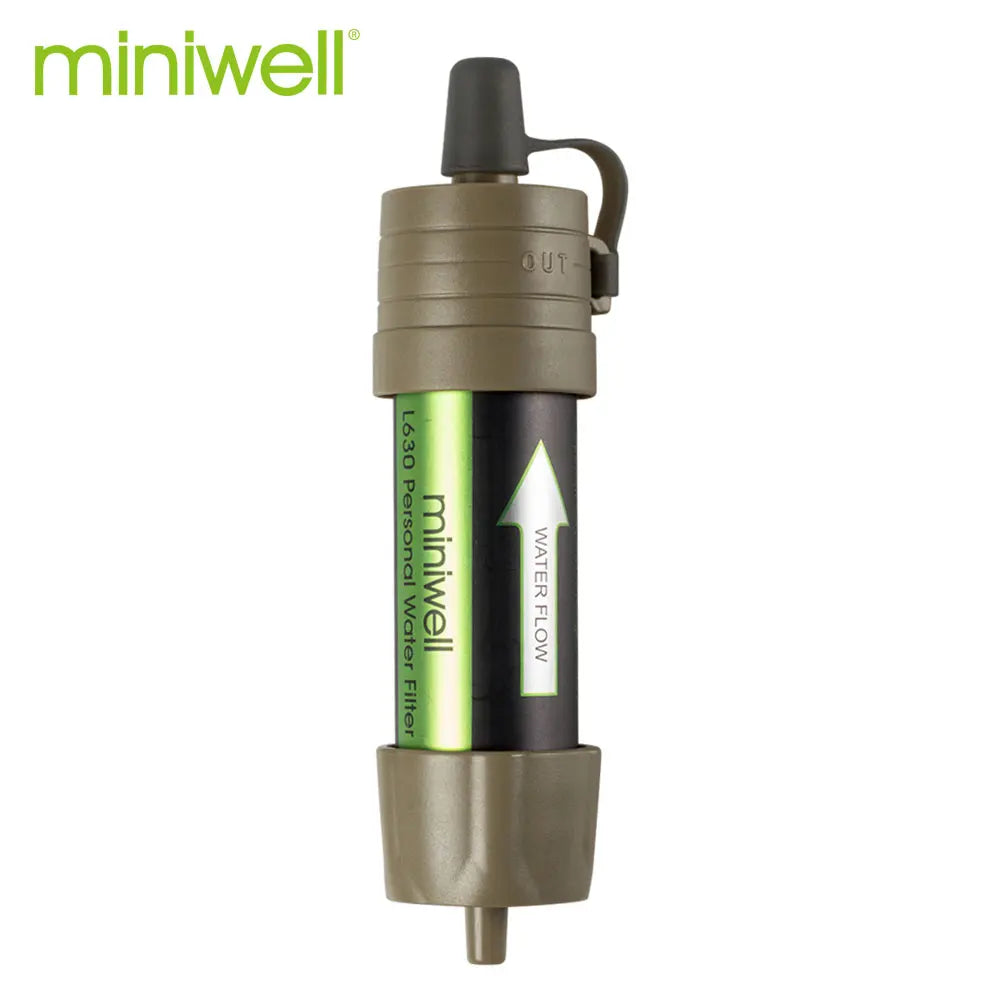 Miniwell L630 Survival Water Filter - Tactical Purification Straw