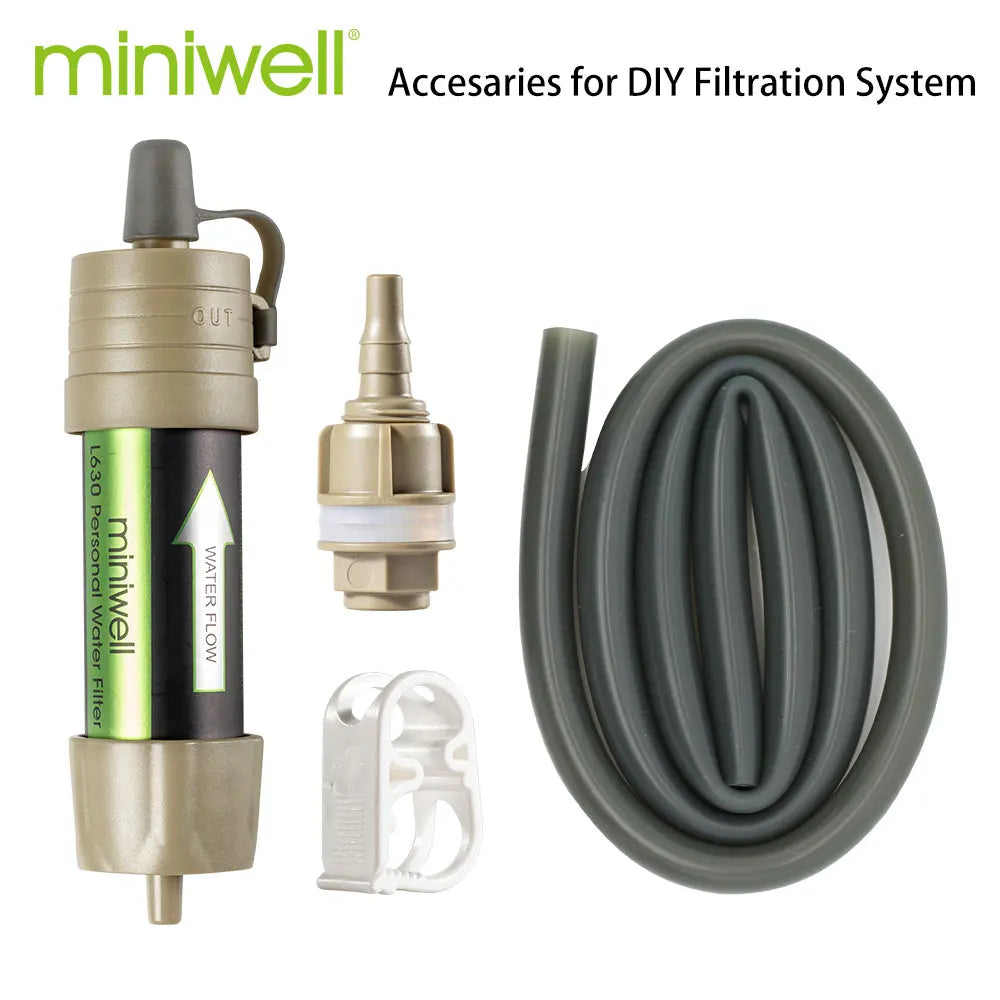 Miniwell L630 Survival Water Filter - Tactical Purification Straw