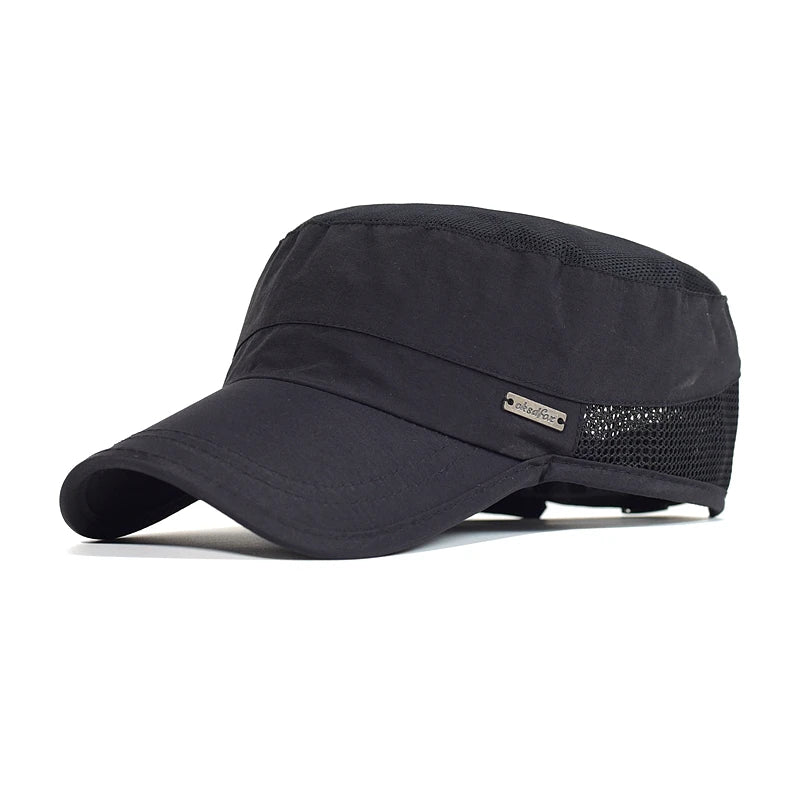 Tactical Mesh Operator Cap - Quick-Dry Military Flat Top