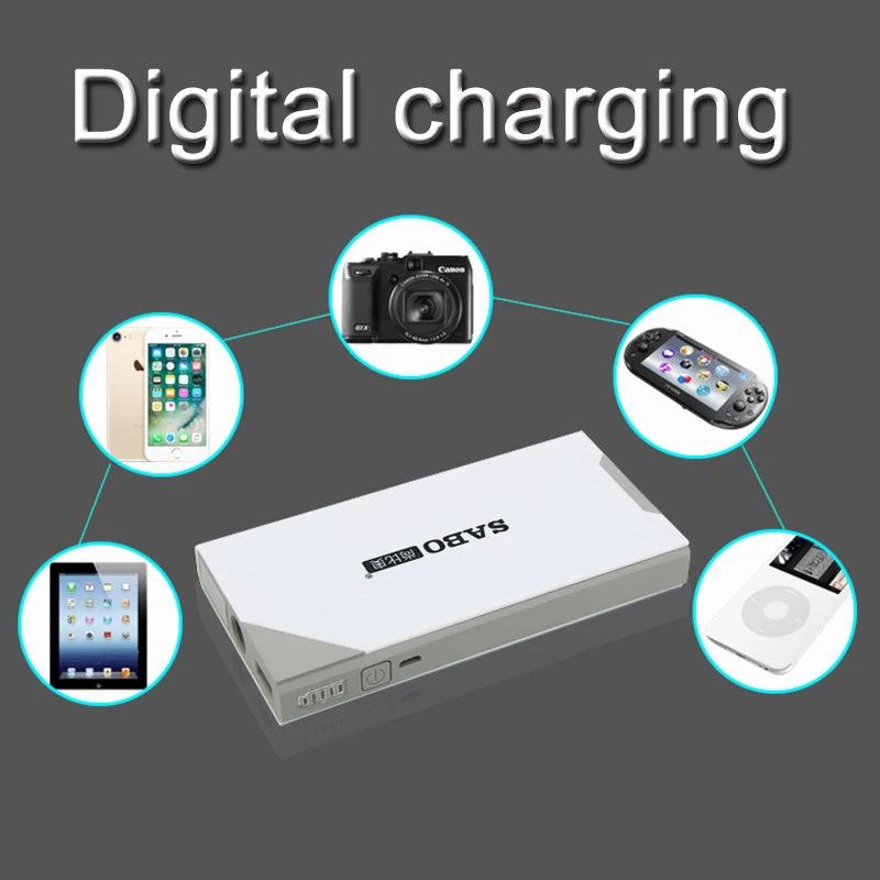 12V Car Jump Starter Car Starting Device Multifunction Power Booster Battery Charger Auto Buster Emergency Power Bank Battery