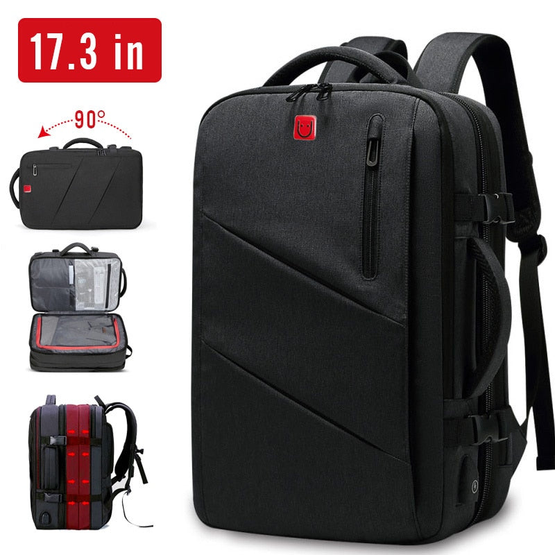 Anti-Theft premium Laptop Backpack with USB Charging - Waterproof Travel Bag
