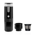Cafetera Portátil Eléctrica Espresso, Cafetera Recargable por USB Compatible con Cápsulas y Café Molido