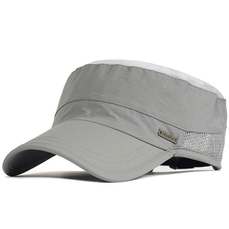 Tactical Mesh Operator Cap - Quick-Dry Military Flat Top