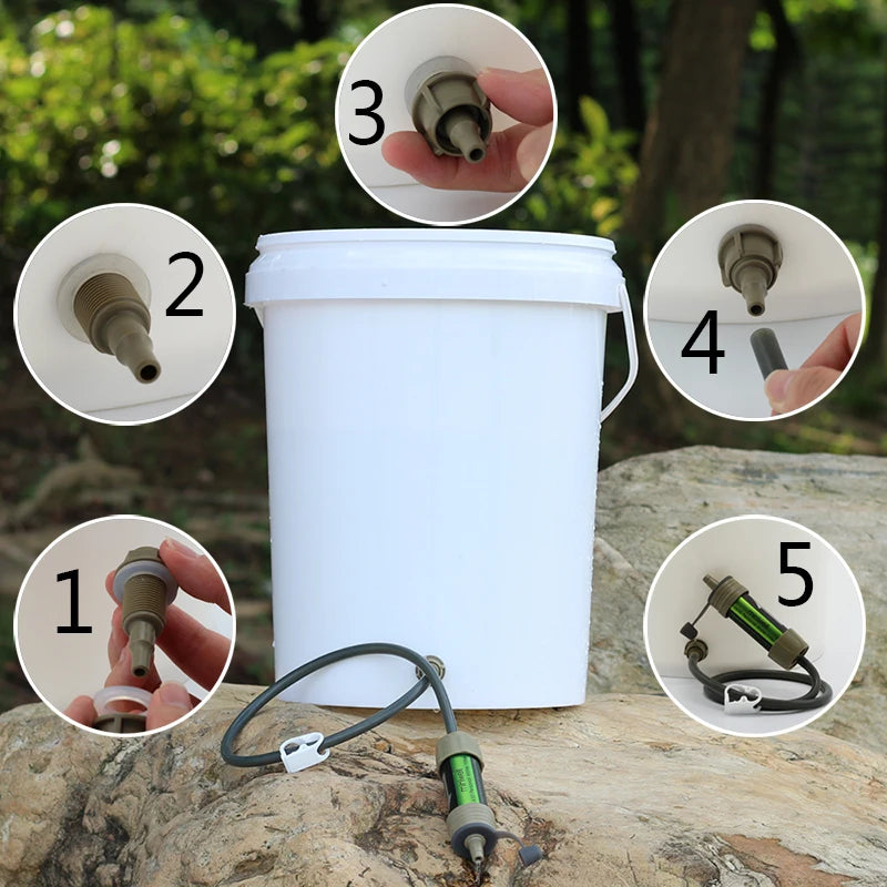 Miniwell L630 Survival Water Filter - Tactical Purification Straw