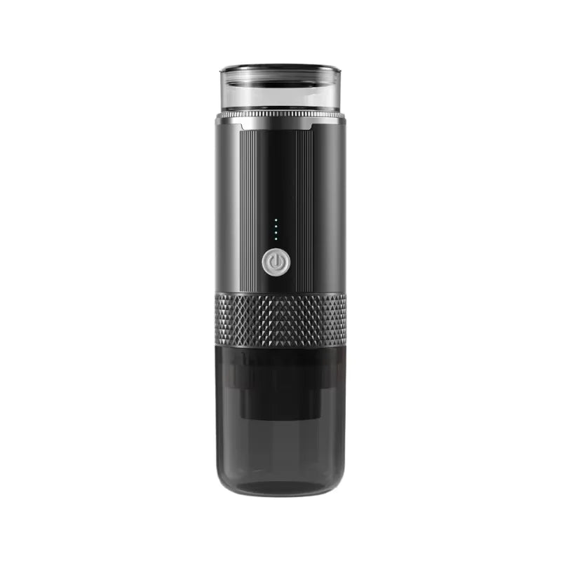 Cafetera Portátil Eléctrica Espresso, Cafetera Recargable por USB Compatible con Cápsulas y Café Molido
