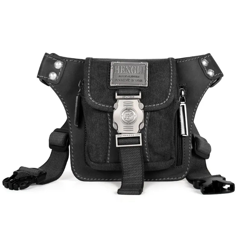 Vintage Canvas Tactical Waist Pack - Hands-Free Adventure Bag
