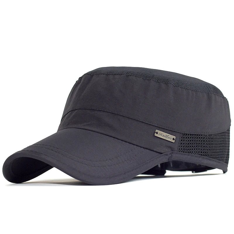 Tactical Mesh Operator Cap - Quick-Dry Military Flat Top