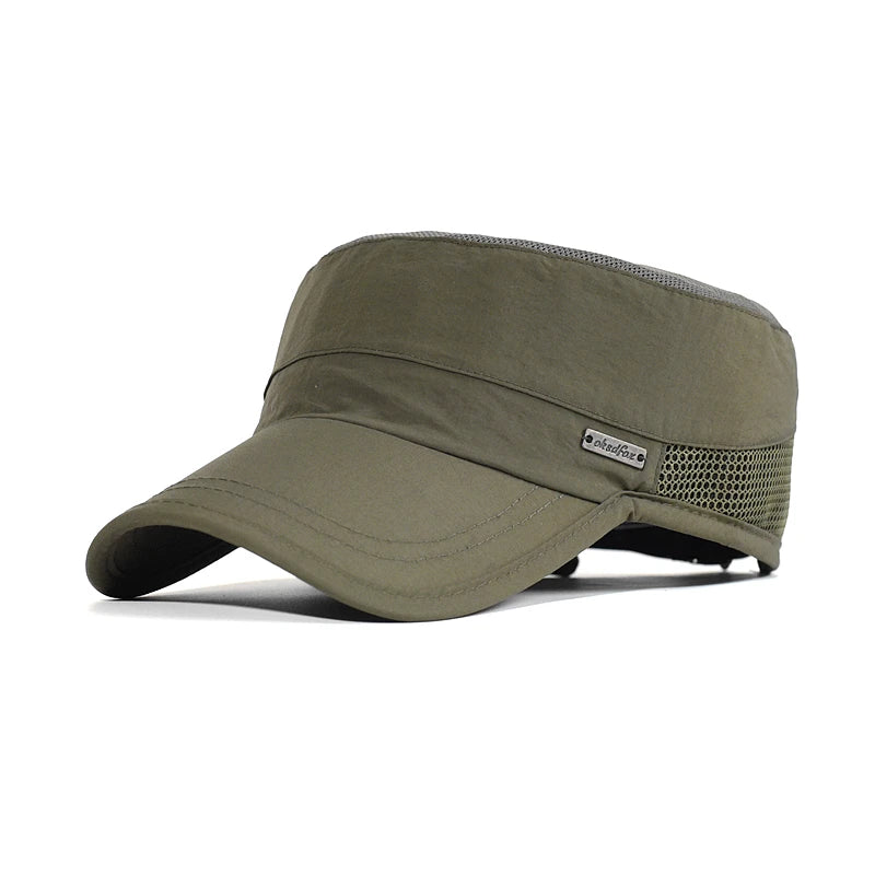 Tactical Mesh Operator Cap - Quick-Dry Military Flat Top