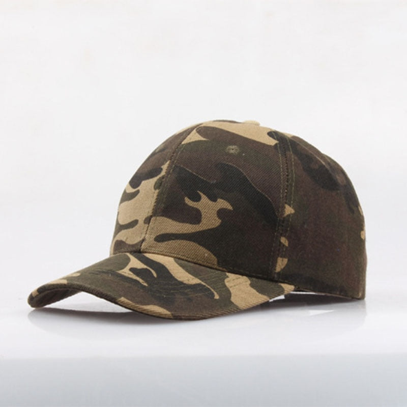 Outdoor Sport Snap back Caps Camouflage Hat Simplicity Tactical Military Army Camo Hunting Cap Hat Adult Cap