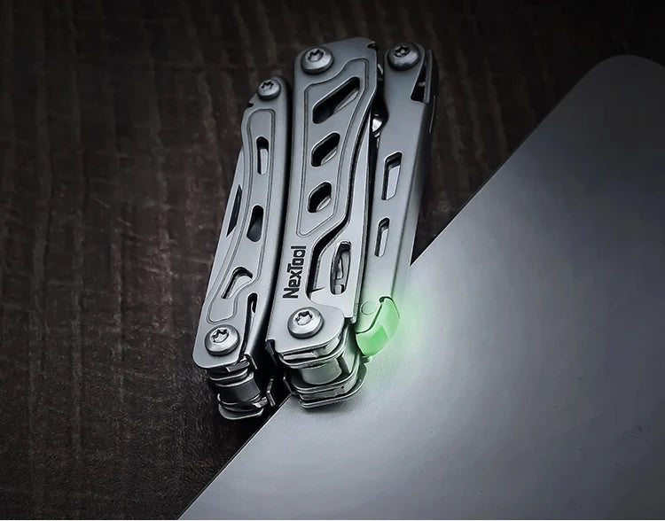 NexTool Mini Flagship F12 Multitool 13-in-1 Keychain Multitool with Serrated Scissors Upgraded 80Cr14Mov Steel EDC Multi Tool